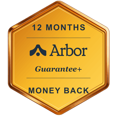 Arbor 12-Month Guarantee badge